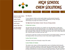 Tablet Screenshot of hschemsolutions.com